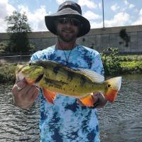 Fisherman transporting