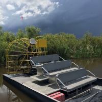 Airboat In Everglades