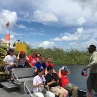 Airboat In Everglades